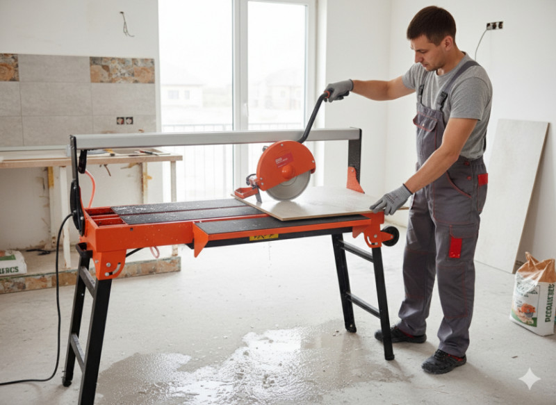 Електроплиткоріз TSW230N-920 220В/1200Вт довжина різу 920мм, круг 230*25,4мм-GTMTSW230N-920