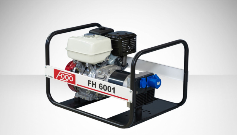 Генераторна установка FH6001  (F00169557)1ф-5,6кВт, двиг.Honda, бак-6,1л, руч.старт-FH 6001