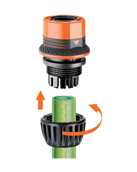 Конектор 1/2"- 5/8" для поливального шлангу Ergogrip-85420000