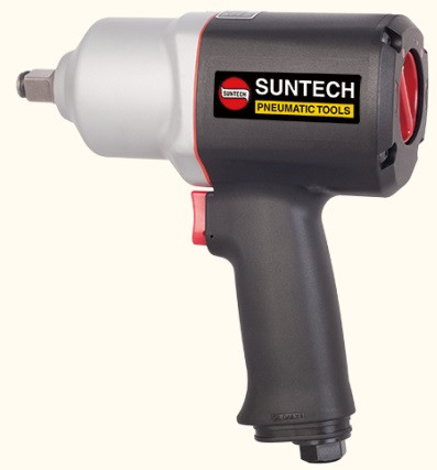 Пневмогайкокрут Suntech SM-43-4133P1, 9000об/хв,13мм,68-746Nm, вхід1/4'',10мм,125л/хв,2,04кг,6,2Бар-