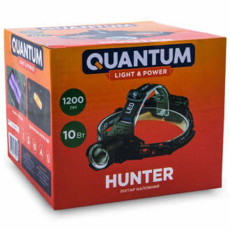 Ліхтар налобний Quantum QM-FL4050 Hunter 10W LED з Type-C