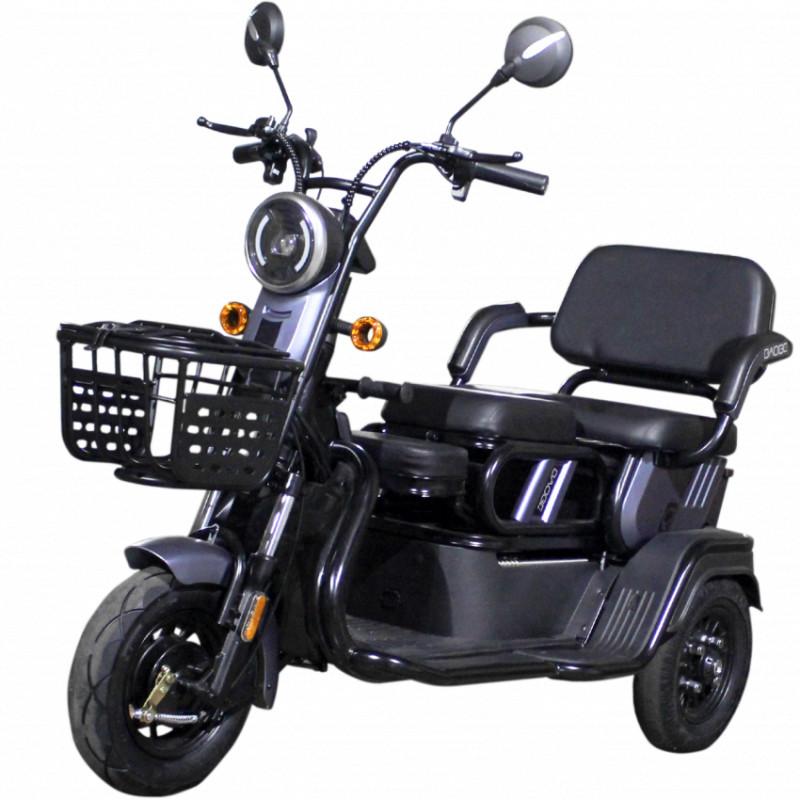 Електричний мопед AGAMI xk 650W/60V/20AH (DZM) (чорний)-