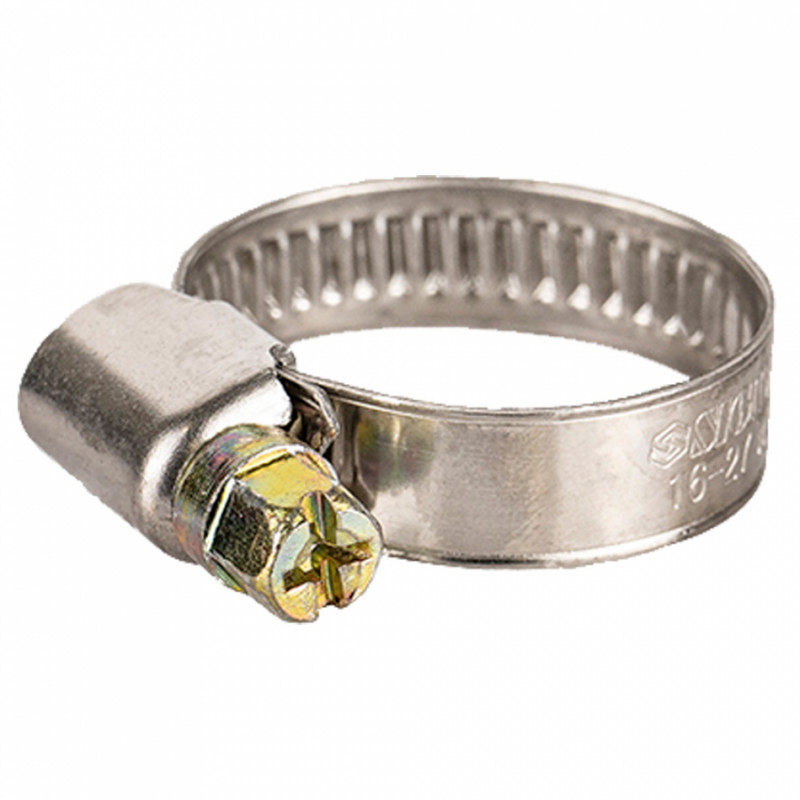 Хомут черв'ячний нержавіючий 9мм D16-27мм 25шт Sigma (2510051)-2510051