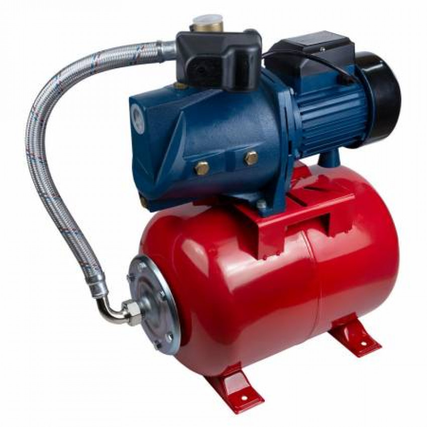 Станція 0,75кВт Hmax 40m Qmax 80л/хв (самовсмоктуючий насос) 24л Україна Wetron (775033/24)-775033/24