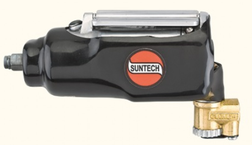 Пневмогайкокрут Suntech SM-401AK, 10000об/хв,1/4'3/8',10мм,6,2Бар,85л/хв,7-68Нм,0,9кг,6,2Бар, набір-