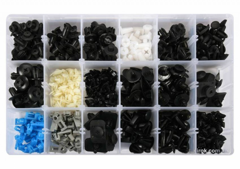 Шпинки для автосалоної обшивки MAZDA YATO, різні, 18 типорозмірів, 475 шт.-YT-06658