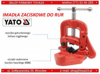 Тиски відкидні для труб YATO: Ø - до 90 мм.-[articul]