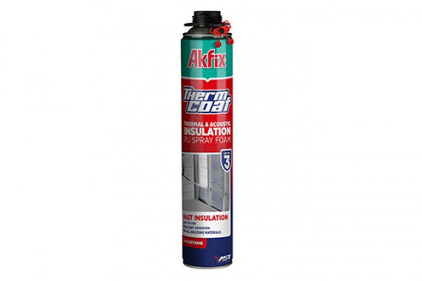 Піна напилювана професійна Akfix THERMCOAT 850мл/900 гр-FA014