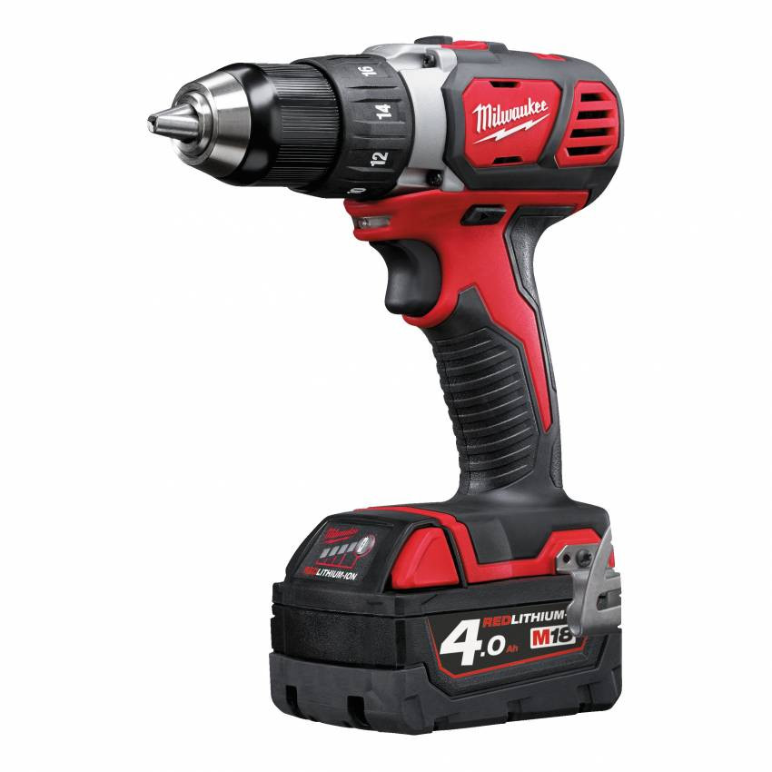 Дриль-шуруповерт акумуляторний MILWAUKEE, M18 BDD-202С, 50Нм ( зар.пристр, 2 акум.Х 2Ач, кейс) (акція)-4933443555