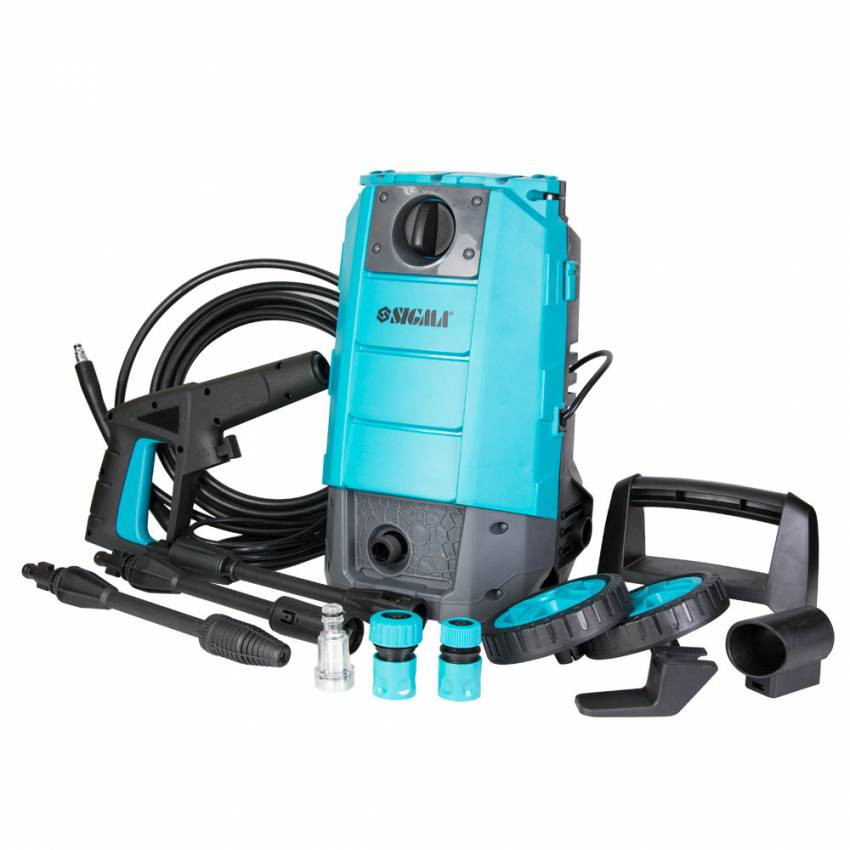 Миття високого тиску 1500Вт max 110bar 6 л/хв турбонасадка SIGMA (5342051)-TR5342051