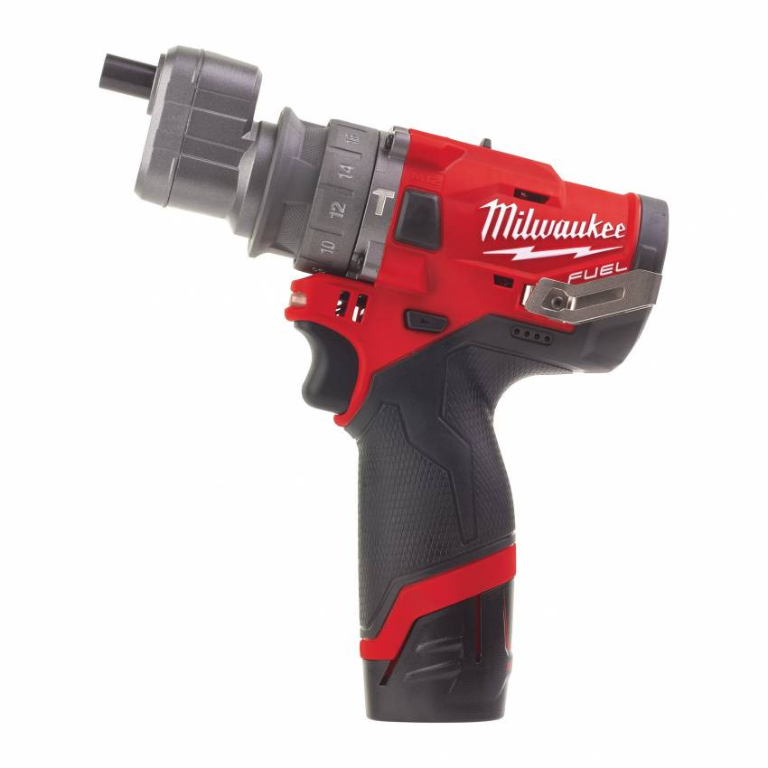 Дриль-шуруповерт із ударом акумуляторний MILWAUKEE, M12 FPDX-0, 37Нм; патрон FIXTEC-4933464135