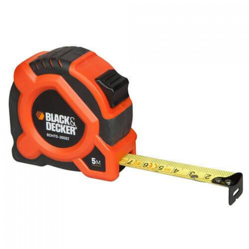 Рулетка вимірювальна 5 метрів BLACK DECKER BDHT0-30092-BDHT0-30092