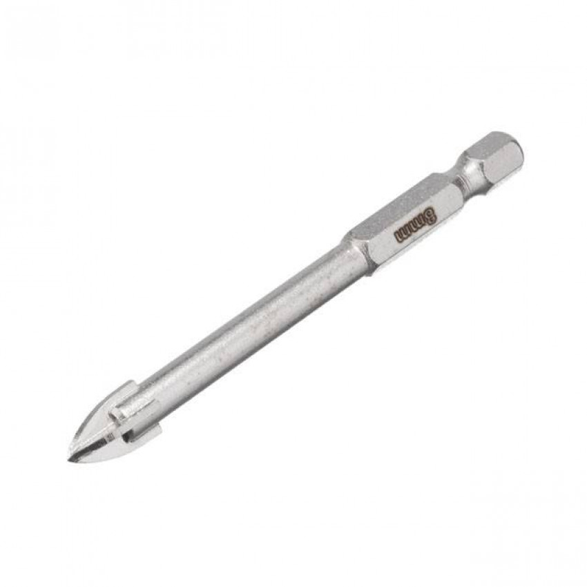 Свердло по склу та кераміці, 8 мм, HEX 1/4" INTERTOOL SD-0288-SD-0288