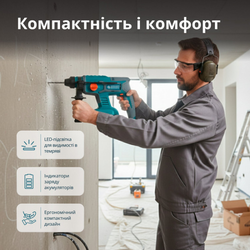 Набір акумуляторного електроінструменту 3-в-1 KS RHAGD 20V SET 3 PLUS-KS RHAGD 20V SET 3 PLUS