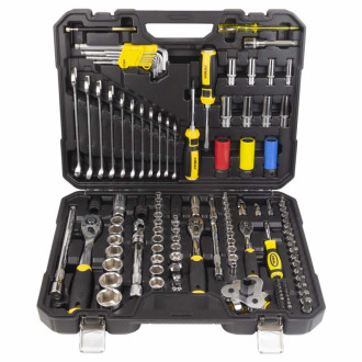 Набір насадок торцевих і біти, ключів, інструментів ¼&quot; ⅜&quot; ½&quot; 128шт CrV SIGMA (6003791)