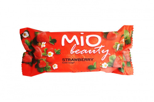 Мило туалетне тверде Полуниця 125г ТМ Mio Beauty-055577