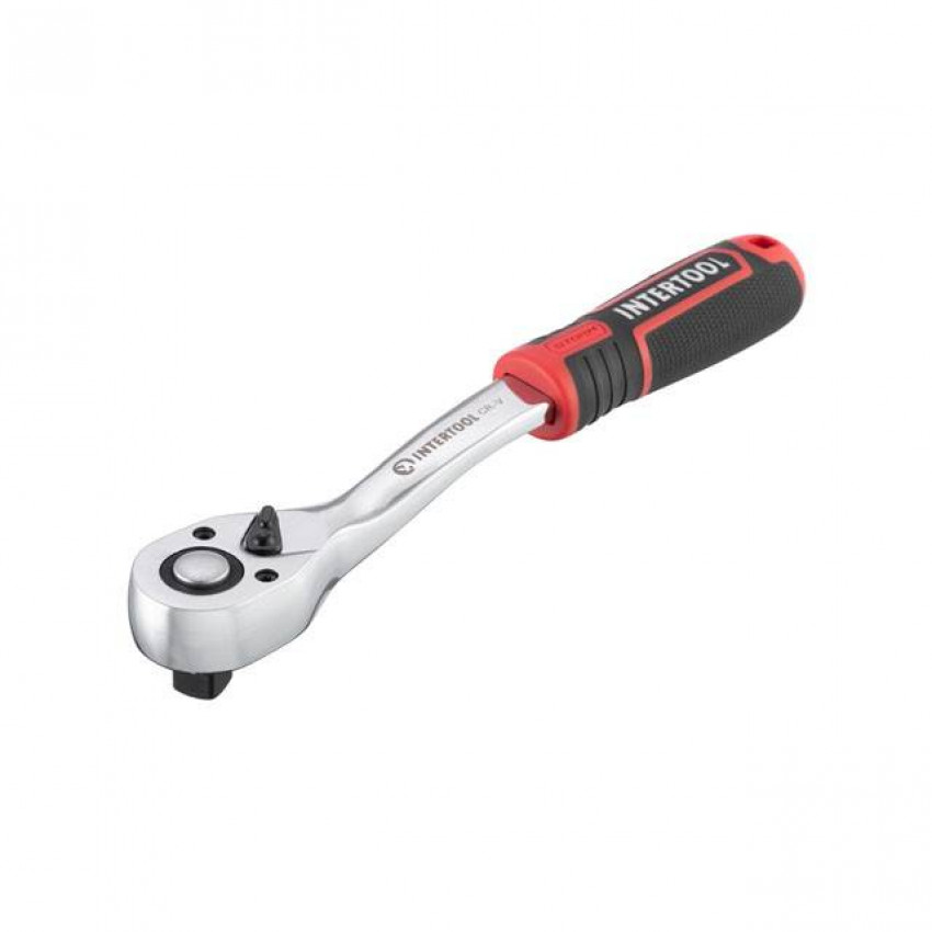 Рукоятка із храповим механізмом на 72 зуба 1/2" ., Cr-V STORM INTERTOOL ET-8003-ET-8003