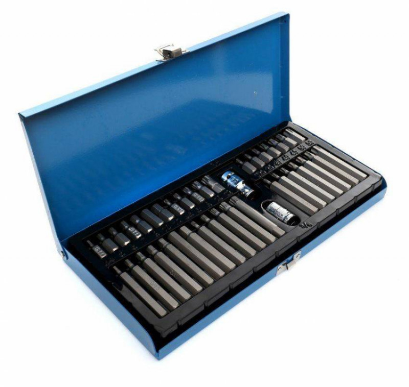 Набір торцевих, шліцьових та шестигранних головок, 40 шт TAGRED TA1205-TA1205