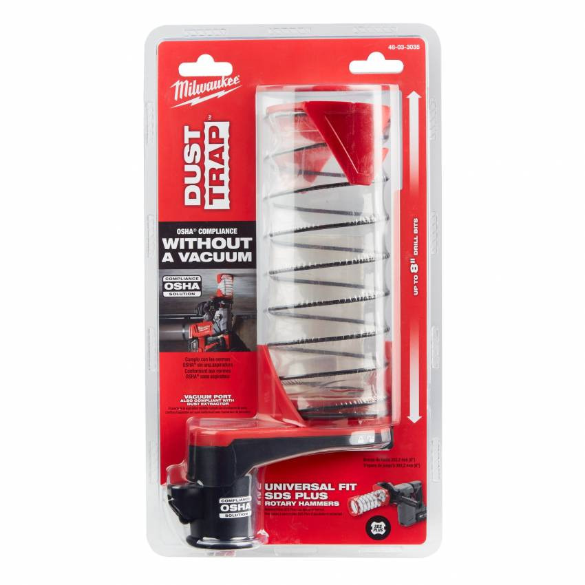 Система видалення пилу для перфораторів DUST TRAP SDS-PLUS MILWAUKEE-4932464916