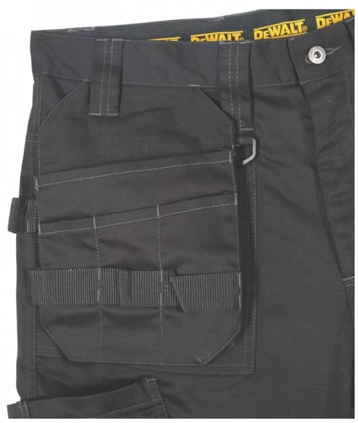 Штани робочі Dewalt Thurlston Trousers чорні розмір 34/33 склад 100% поліестер стрейч, не водопроник-DWC100-001-3433