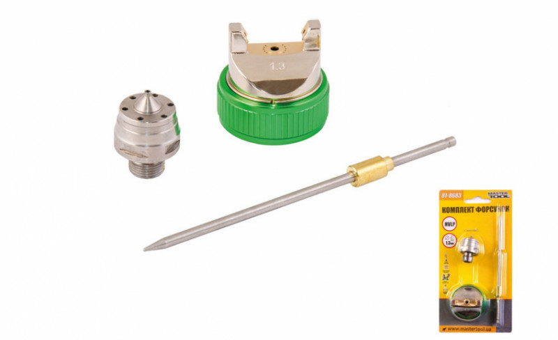Комплект форсунок до HVLP MASTERTOOL Ø1.3 мм 81-8683-81-8683