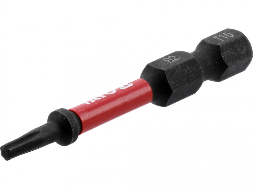 Насадка викруткова ударна YATO; "TORX" T10 х 50 мм. шпиндель 6-гран- 1/4", 2 шт.[10]-YT-78051