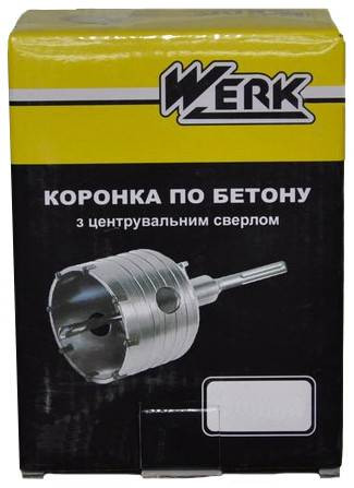 Коронка 120мм SDS-plus із центрувальним свердлом 07х110мм Werk (WE104120)-BP-34860