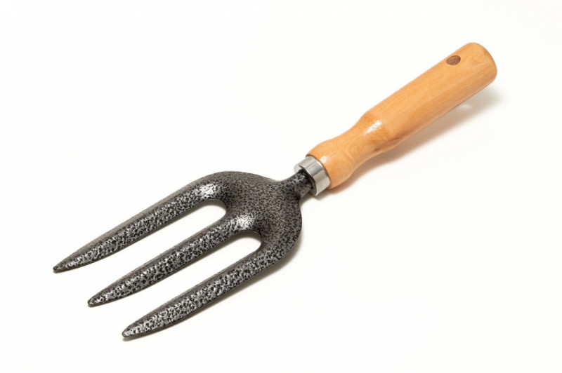 Вила садові MASTERTOOL з дерев'яною ручкою 265х80 мм 14-6192-14-6192