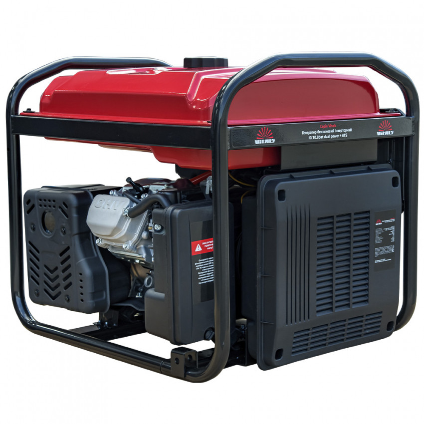 Генератор бензиновий інверторний Vitals IG 10.0bat dual power + ATS-219453