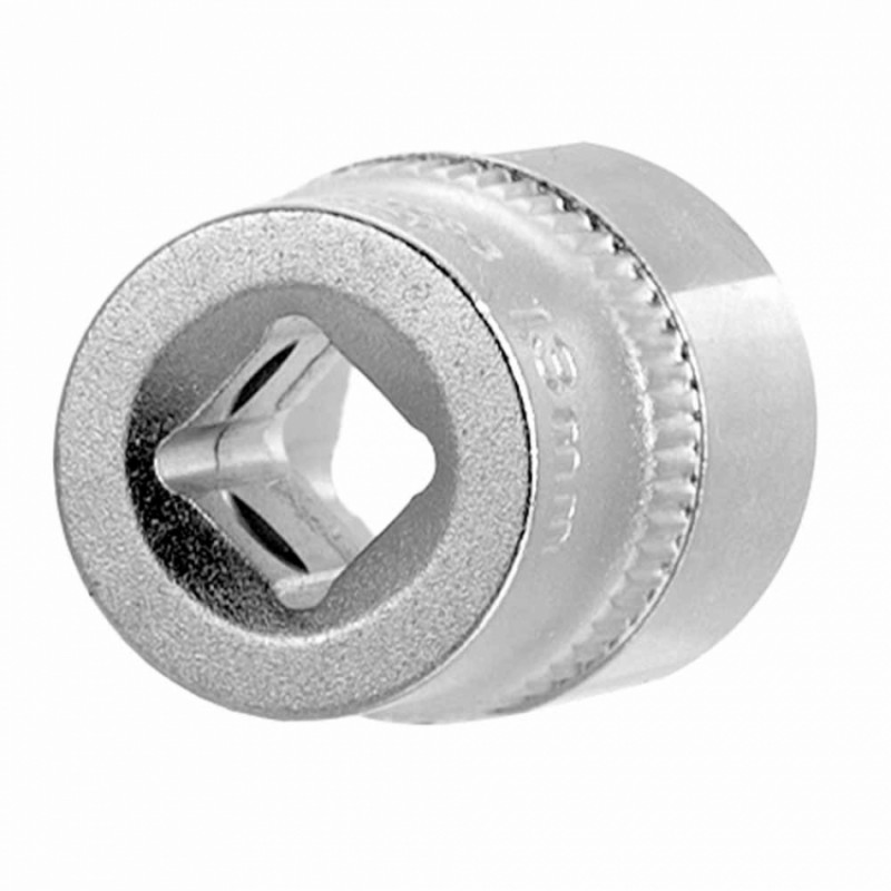 Насадка шестигранна коротка 1/4" 13мм CrV ULTRA (6060132)-6060132