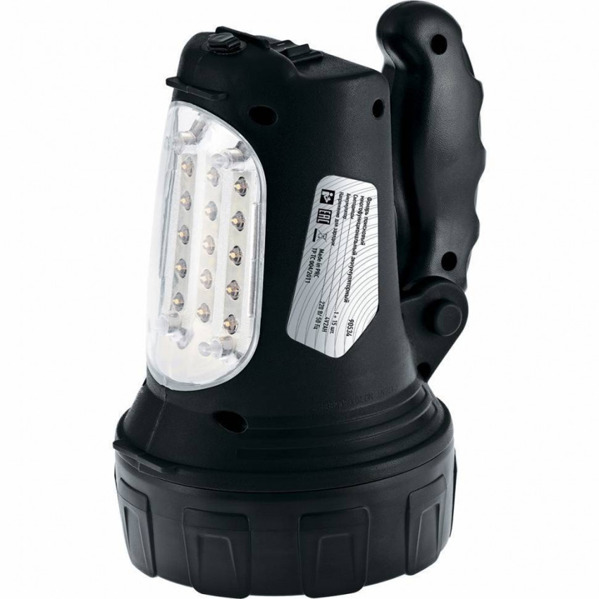 Ліхтарик пошуковий, багатофункціональний, акумуляторний, гал/25w 24led 3led, STERN-90534