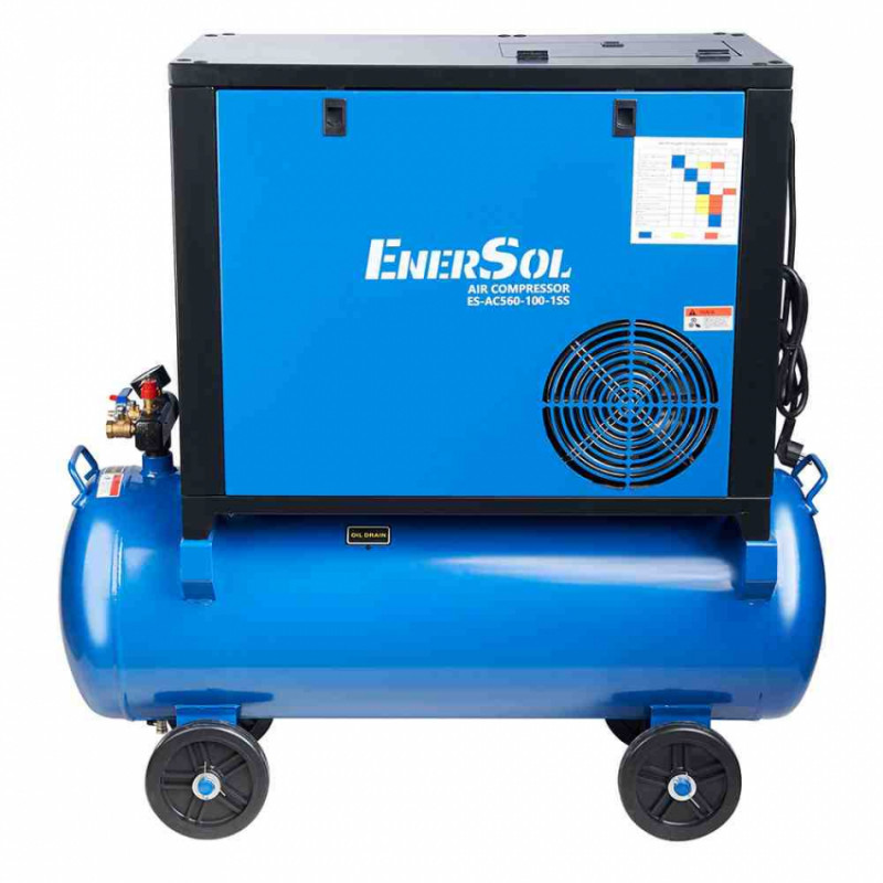 Компресор повітряний безмасляний EnerSol ES-AC560-100-1SS-ES-AC560-100-1SS