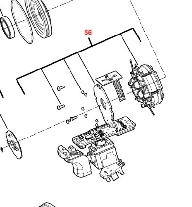 Блок електронного керування для M12FIWF12 MILWAUKEE-4931465774