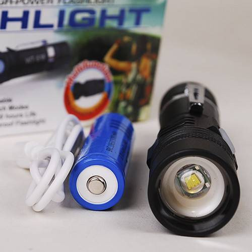 Ліхтарик WD-232 T6 Led аккумул. 18650, 12,5*2,8 см-WD-232