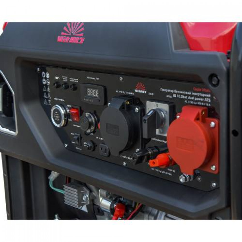 Генератор бензиновий інверторний Vitals IG 10.0bat dual power + ATS-219453