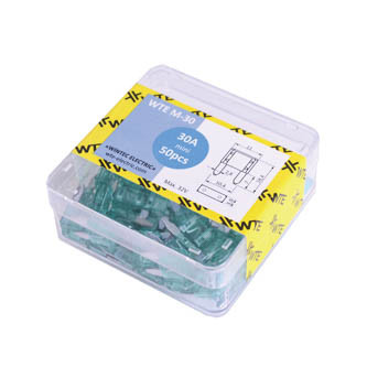 Запобіжники (плоскі міні 30А) (50шт) WTE-WTE M-30