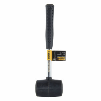 Киянка гумова чорна 225г металева обгумована рукоятка SIGMA (4317461)-[articul]