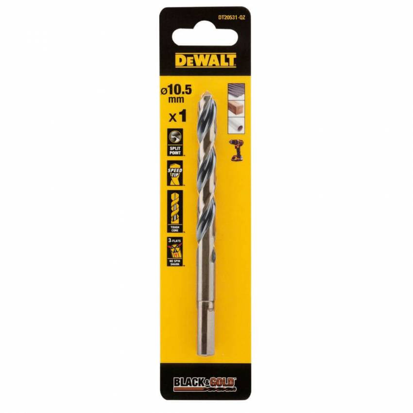 Свердло по металу EXTREME IMPACT Black & Gold DeWALT DT20531-DT20531