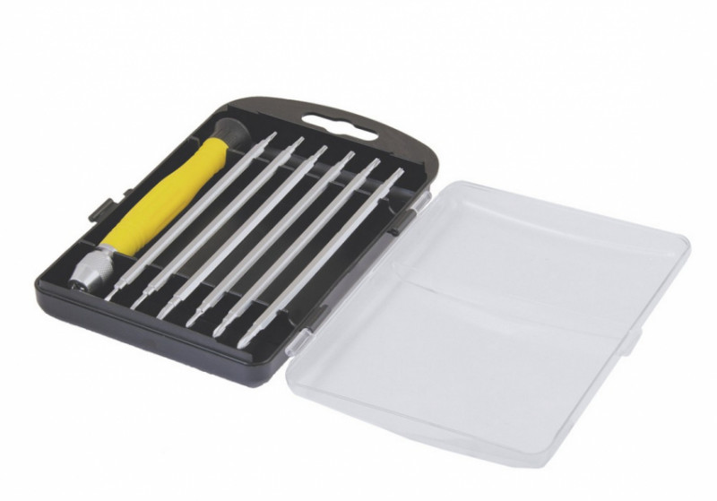 MasterTool Викрутка прецизійна в кейсі 6 двосторонніх насадок, Арт.: 40-0164-40-0164