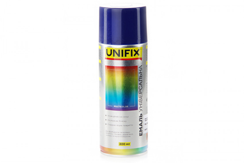 Емаль акрилова універсальна RAL 5022 Темно синій гл. 400мл UNIFIX-941016