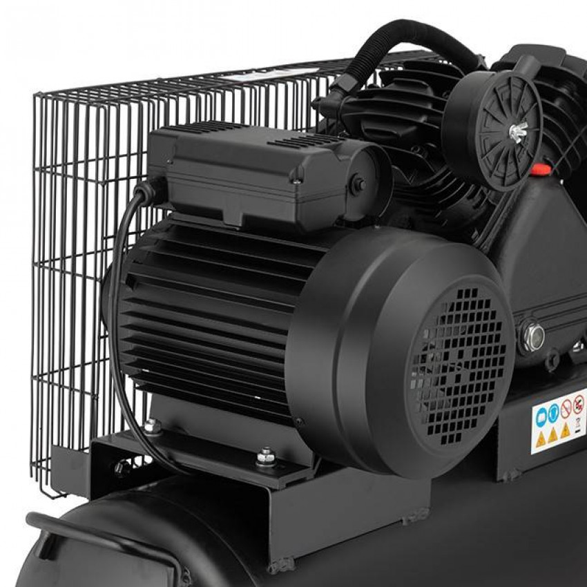 Компресор 50 л, 3 кВт, 220 В, 10 атм, 500 л/хв, 2 циліндра INTERTOOL PT-0016-PT-0016