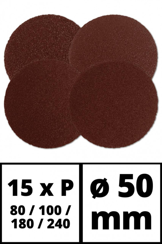 Набір шліфпаперу Einhell 50 мм, по дереву, 60 шт, для TC-PA 50 (4133130)-