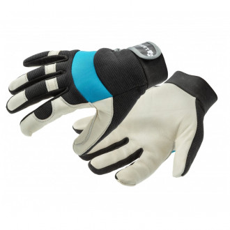 STOR Рукавички робочі шкіряні HOEGERT  (HT5K730-8)-[articul]