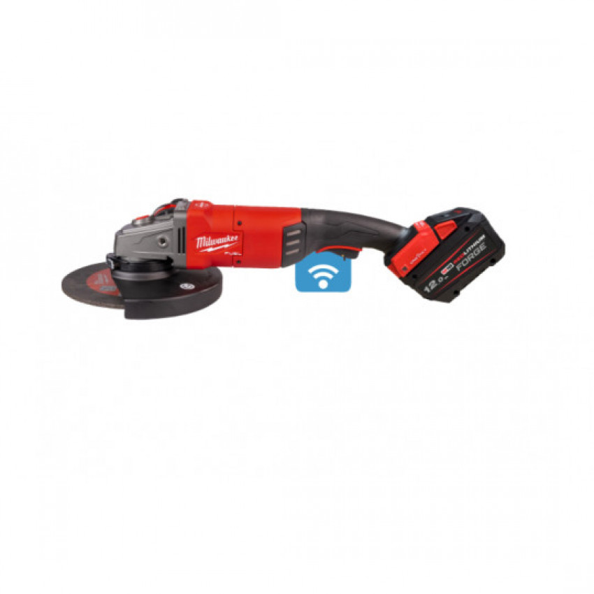 Шліфмашина кутова акумуляторна MILWAUKEE Ø230мм M18 ONEFLAG230XPDB-122C (ЗП+2ак.Х12Аг+кейс) FORGE™-4933499242