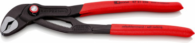 Високотехнологічні сантехнічні кліщі Cobra KNIPEX 87 21 250 SB QuickSet (з автоспуском)-[articul]