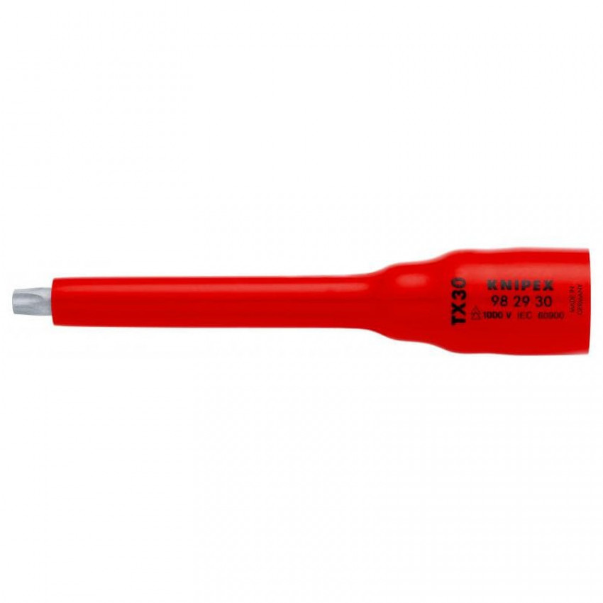 Головка торцевая VDE 1000V DR 3/8" 12-гранная, TX25, диэлектрическая-98 29 25