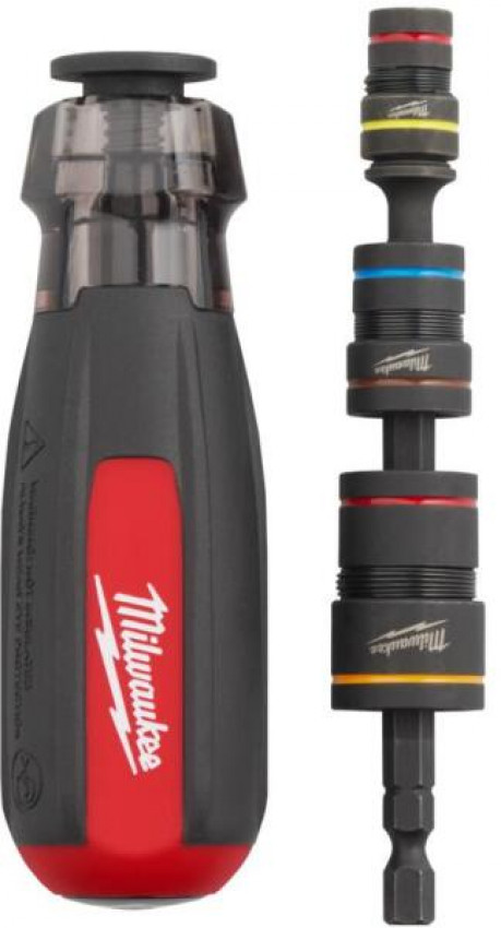 Викрутка магнітна ShW MILWAUKEE 6 в 1 Impact Multi-Nut Driver-4932498179