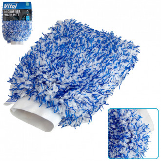 Рукавиця з мікрофібри для миття авто VRJ-2619 26*19 см-[articul]