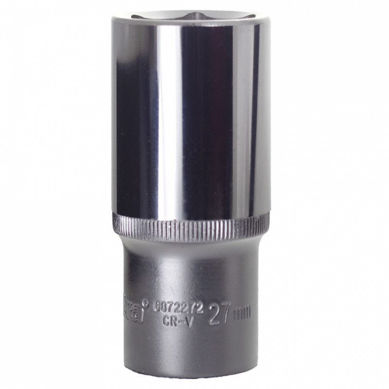 Насадка шестигранна довга 1/2" 27мм CrV ULTRA (6072272)-6072272