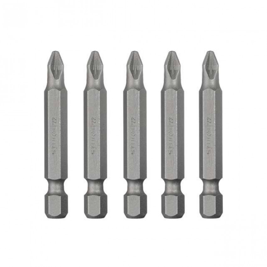 Комплект отверточних насадок PZ2 1/4 "* 50мм, ACR, S2, уп. 5од., STORM INTERTOOL VT-0204-VT-0204